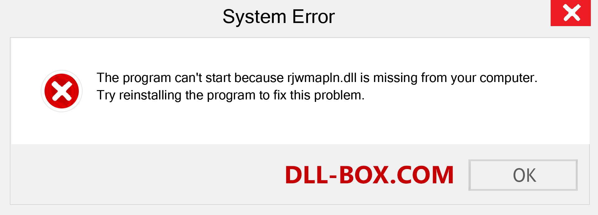  rjwmapln.dll file is missing?. Download for Windows 7, 8, 10 - Fix  rjwmapln dll Missing Error on Windows, photos, images